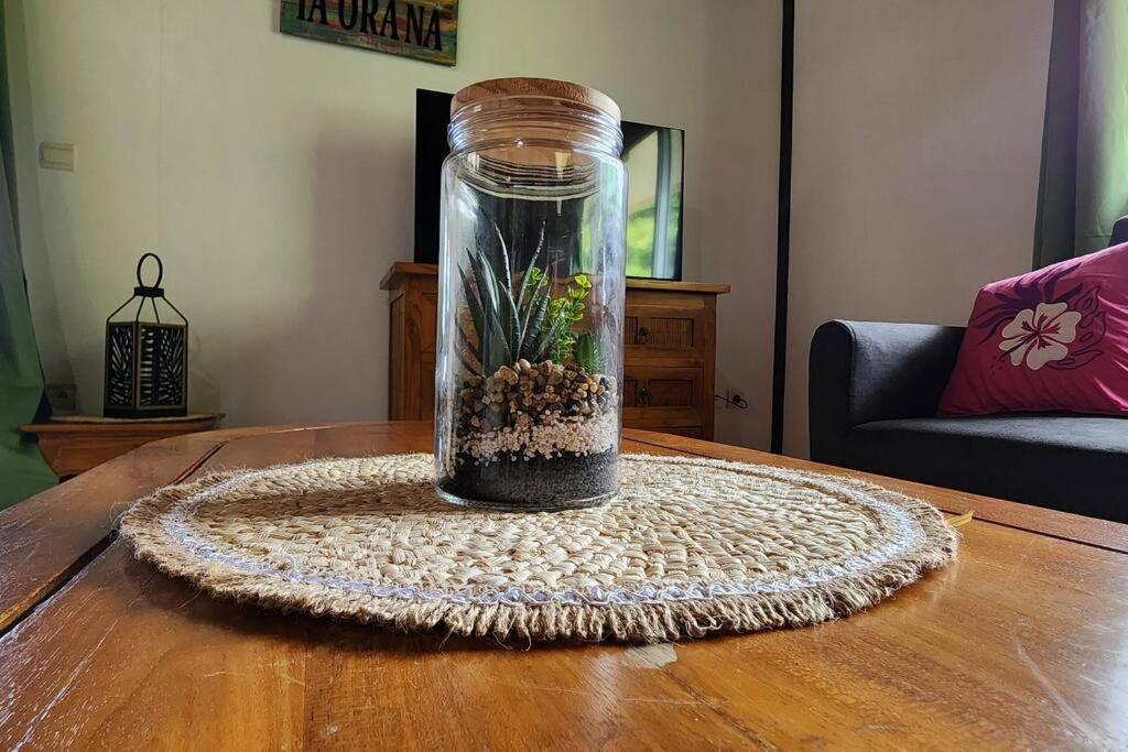 Bungalow Tipanier - Vue Parfaite Tevaitoa Luaran gambar